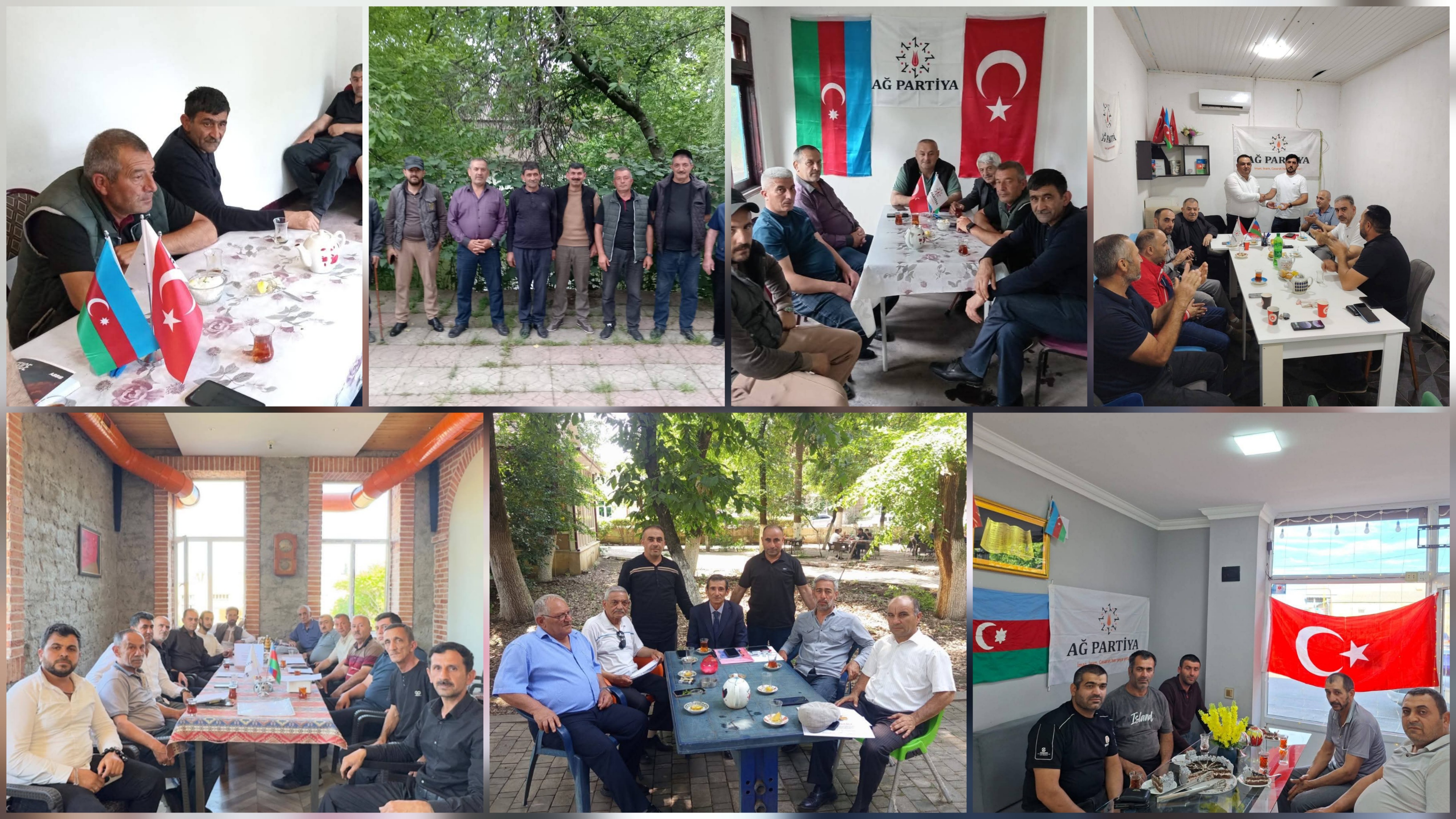 AĞ Partiyanın bir sıra rayon təşkilatlarının şura üzvlərinin görüşləri keçirilib